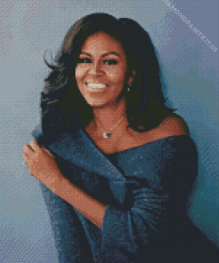 Beautiful Michelle Obama Diamond Painting