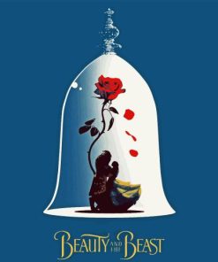 Beauty And The Beast Enchanted Rose Diamond Painting