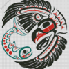 Bird And Fish Haida Art Diamond Painting