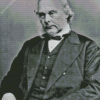 Black and White Joseph Lister Diamond Painting
