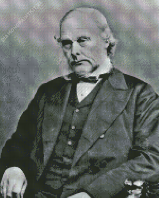 Black and White Joseph Lister Diamond Painting