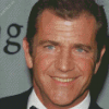 Blue Eyed Mel Gibson Diamond Painting