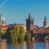 Bridge Tower Prague Diamond Painting