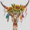 Bull With Sunflowers On Head Diamond Painting