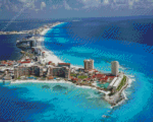 Cancun Beach Diamond Painting