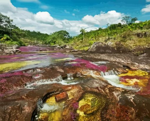 Cano Cristales Colombia Diamond Painting