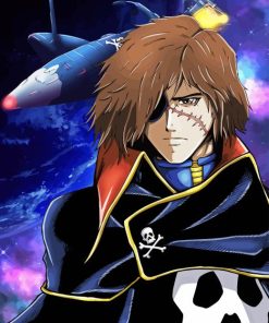 Captain Harlock Character Art Diamond Painting