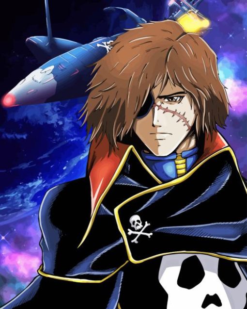 Captain Harlock Character Art Diamond Painting