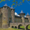 Carcassonne Counts Castle Diamond Painting