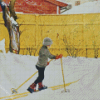Carl Larsson The Skier Diamond Painting