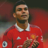 Casemiro Football Player Diamond Painting