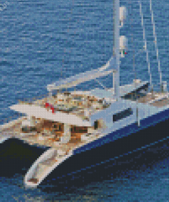Catamaran Watercraft Diamond Painting