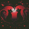 Cats in Love Diamond Painting