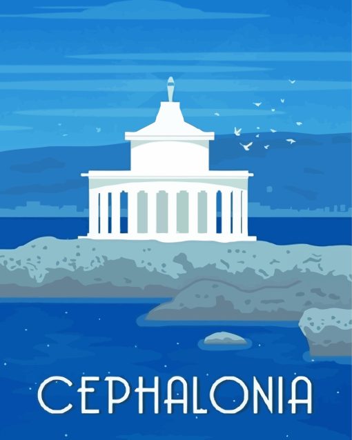 Cephalonia Poster Diamond Painting