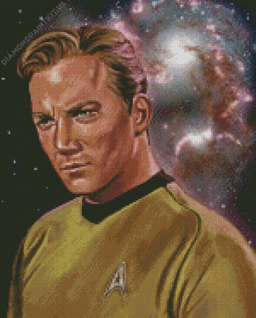 Character James T Kirk Art Diamond Painting