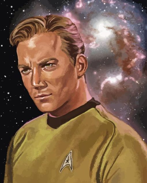 Character James T Kirk Art Diamond Painting