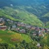 Chinese Village Landscape Diamond Painting