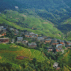 Chinese Village Landscape Diamond Painting