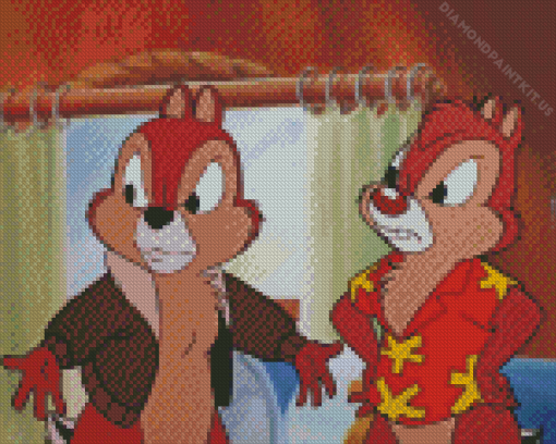 Chip And Dale Diamond Painting