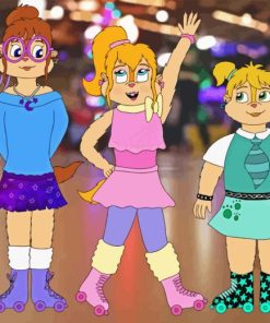 Chipettes Diamond Painting