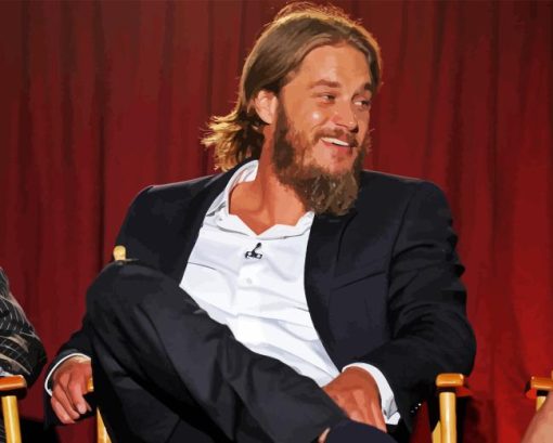 Classy Actor Travis Fimmel Diamond Painting