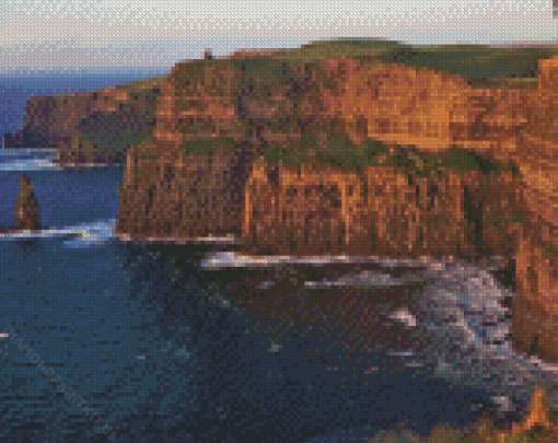 Cliffs of Moher Ireland Coastline Diamond Painting