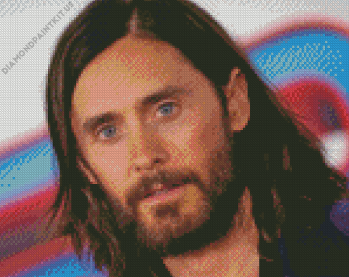 Close Up Jared Leto Diamond Painting