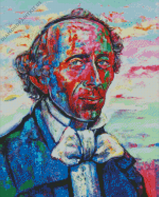 Colorful Hans Christian Andersen Diamond Painting