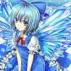 Cute Anime Girl In Ice Diamond Painting