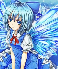 Cute Anime Girl In Ice Diamond Painting