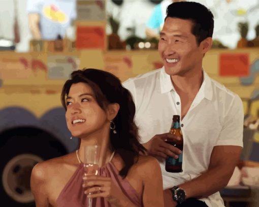 Daniel Dae Kim and Grace Park Diamond Painting