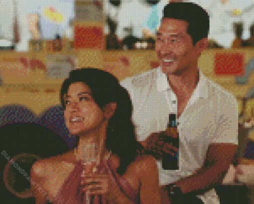 Daniel Dae Kim and Grace Park Diamond Painting