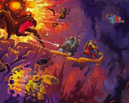 Deep Rock Galactic Game Art Diamond Painting