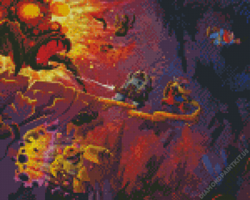 Deep Rock Galactic Game Art Diamond Painting