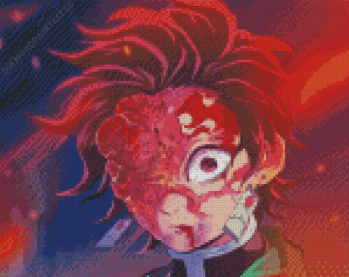 Demon Tanjiro Diamond Painting