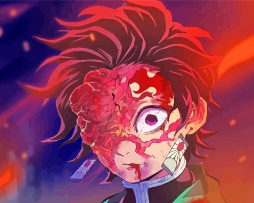 Demon Tanjiro Diamond Painting