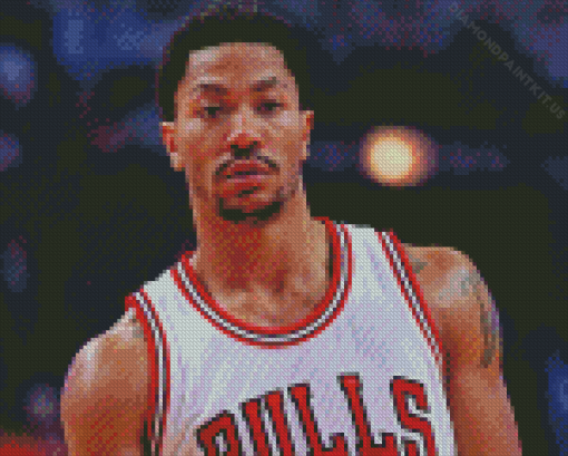 Derrick Rose Diamond Painting