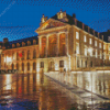Dijon Liberation Square at Night Diamond Painting