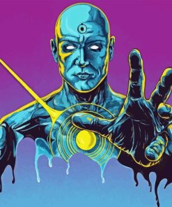 Doctor Manhattan Character Diamond Painting