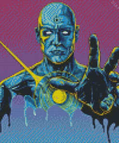 Doctor Manhattan Character Diamond Painting