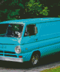 Dodge A100 Van Diamond Painting