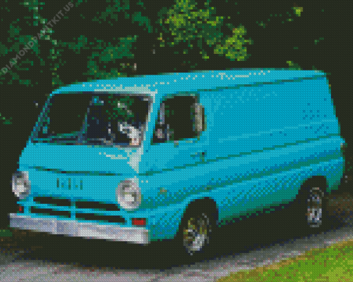 Dodge A100 Van Diamond Painting