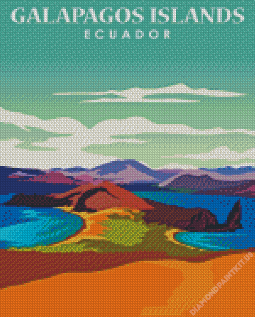Ecuador Galapagos Poster Diamond Painting