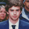 English Celebrity Freddie Highmore Diamond Painting