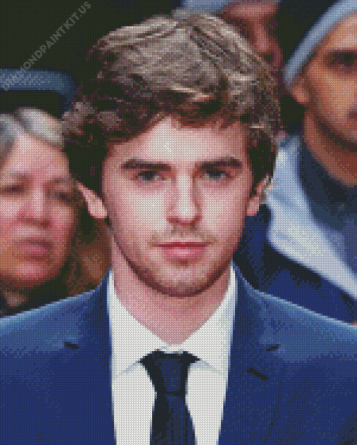 English Celebrity Freddie Highmore Diamond Painting