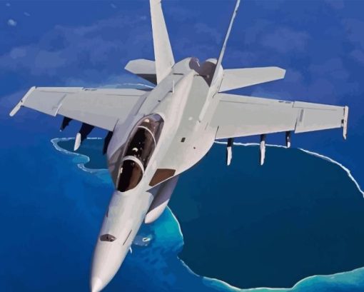 FA 18 Superhornet Diamond Painting