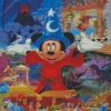 Fantasia Mickey Mouse Disney Diamond Painting