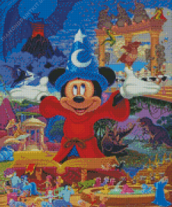 Fantasia Mickey Mouse Disney Diamond Painting