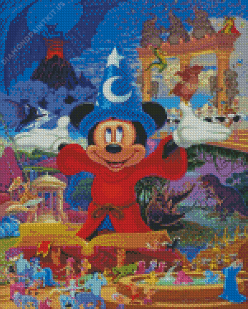 Fantasia Mickey Mouse Disney Diamond Painting