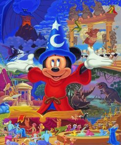 Fantasia Mickey Mouse Disney Diamond Painting